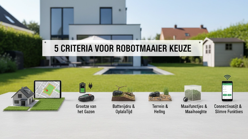 5 Criteria voor de Beste Robotmaaier Keuze in 2026
