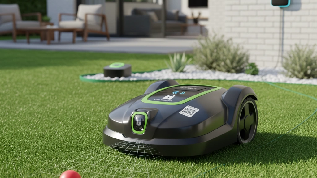 Automated Lawn Mower Safety and Theft Features