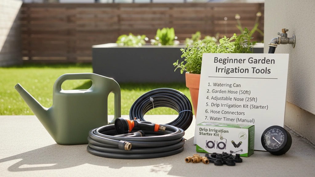 Beginner Garden Irrigation Tools List
