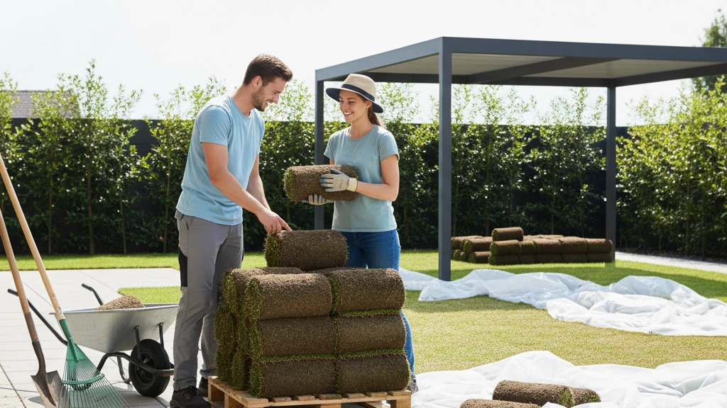 Choosing and storing fresh sod for installation
