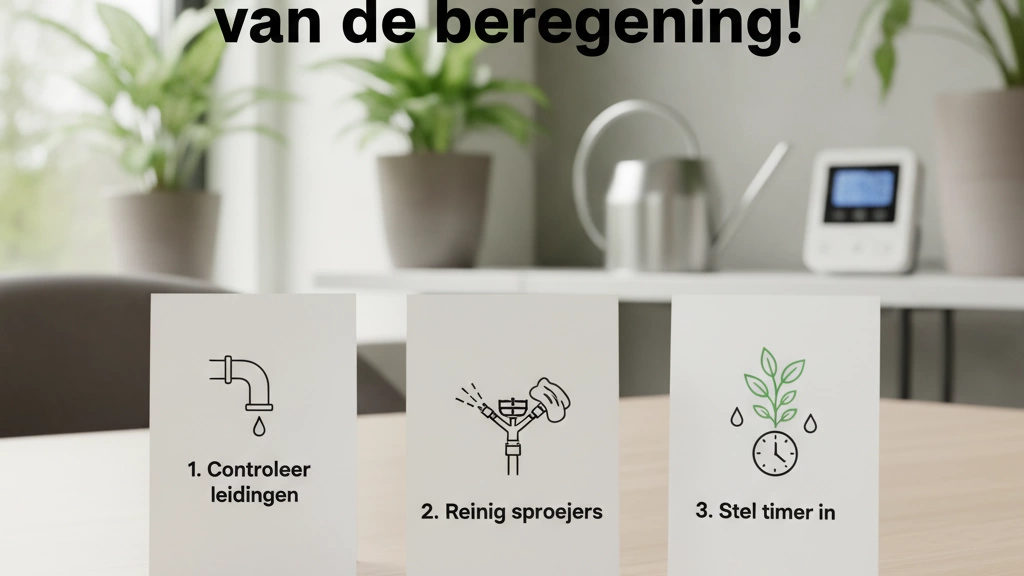 Drie essentiële tips voor een succesvolle beregening opstarten