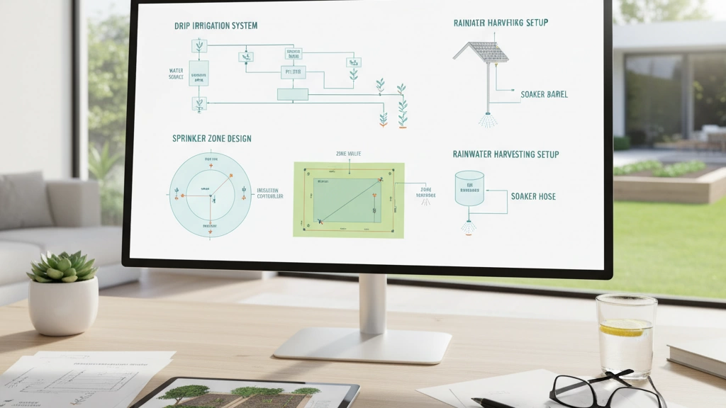 Garden Irrigation Layout Ideas with Diagrams