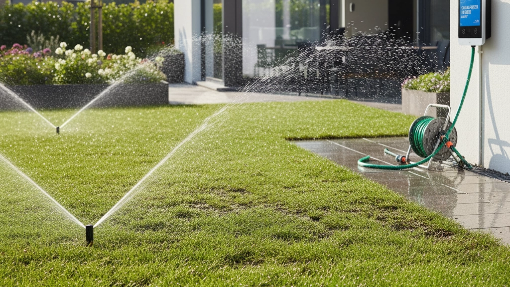 Gazon herstel na regen met slimme irrigatie voor sneller resultaat
