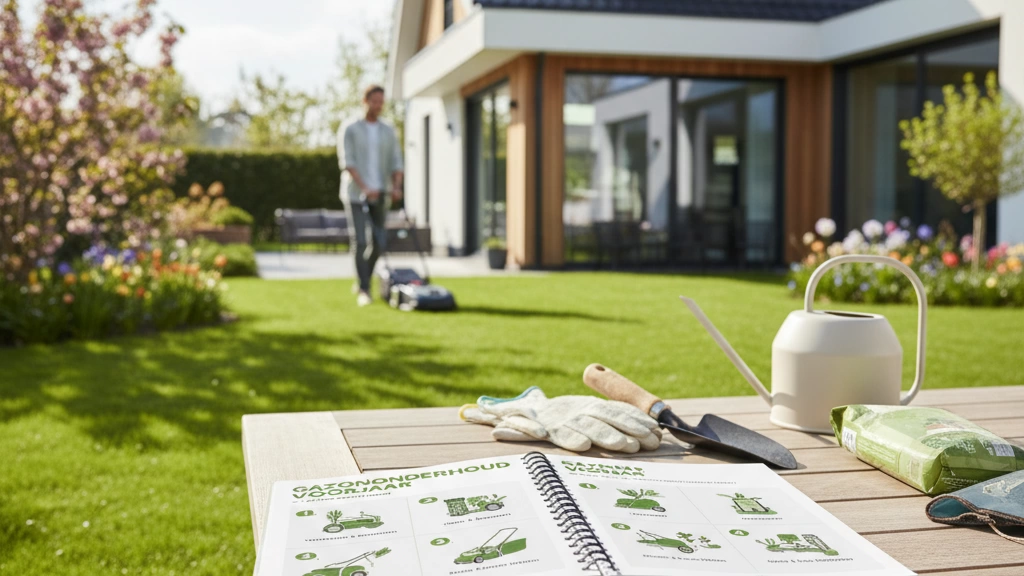 Gazononderhoud voorjaar in 4 stappen voor een perfect groen gazon