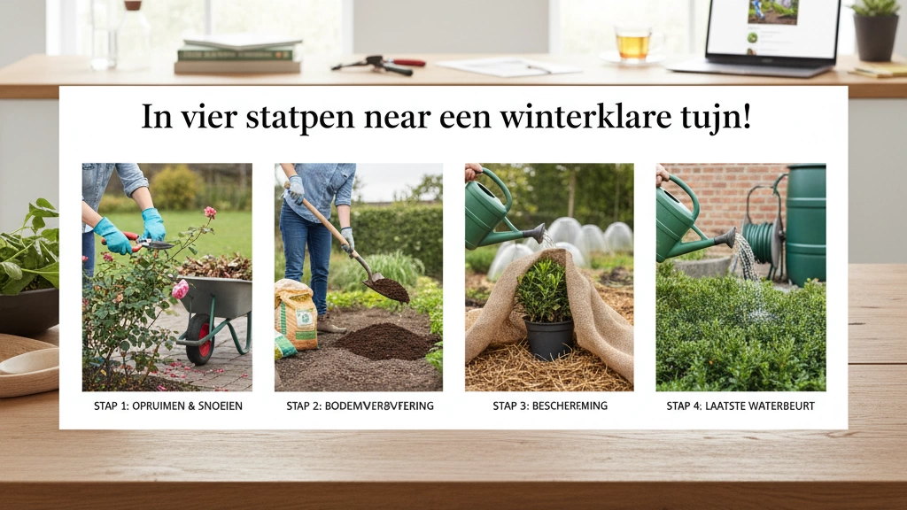In vier stappen je tuin makkelijk winterklaar maken