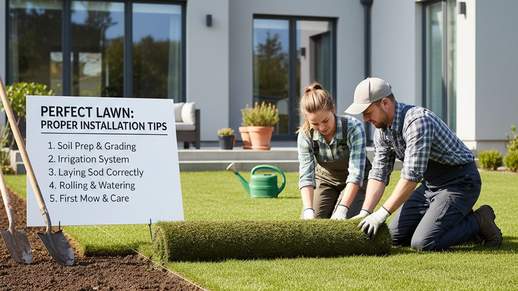 Perfect lawn proper installation tips