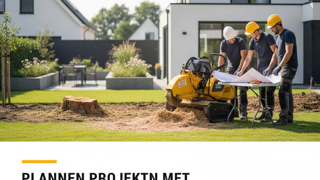 Project plannen met gehuurde stronkenfrees stap voor stap gids