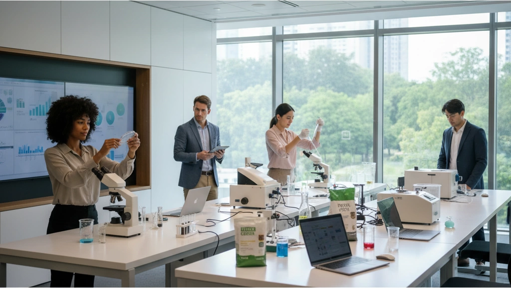 Professional soil analysis for perfect lawn