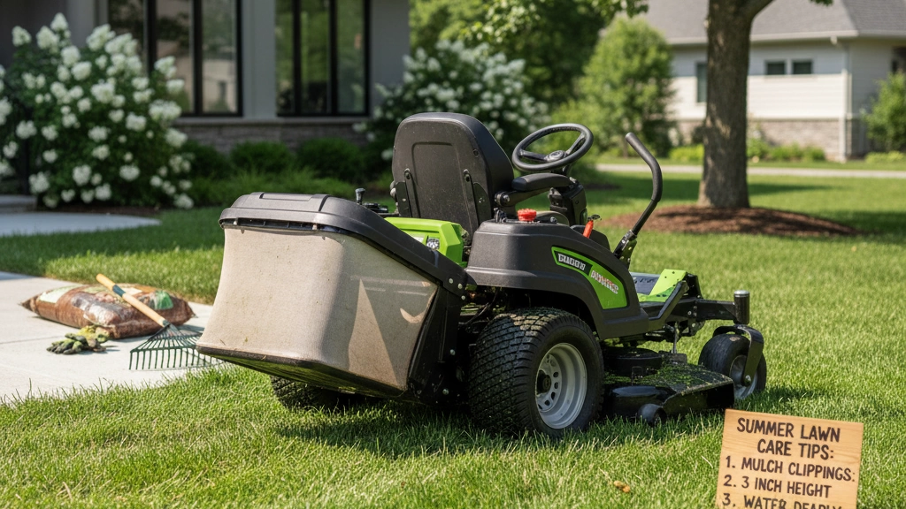 Summer Lawn Mowing and Mulching Tips
