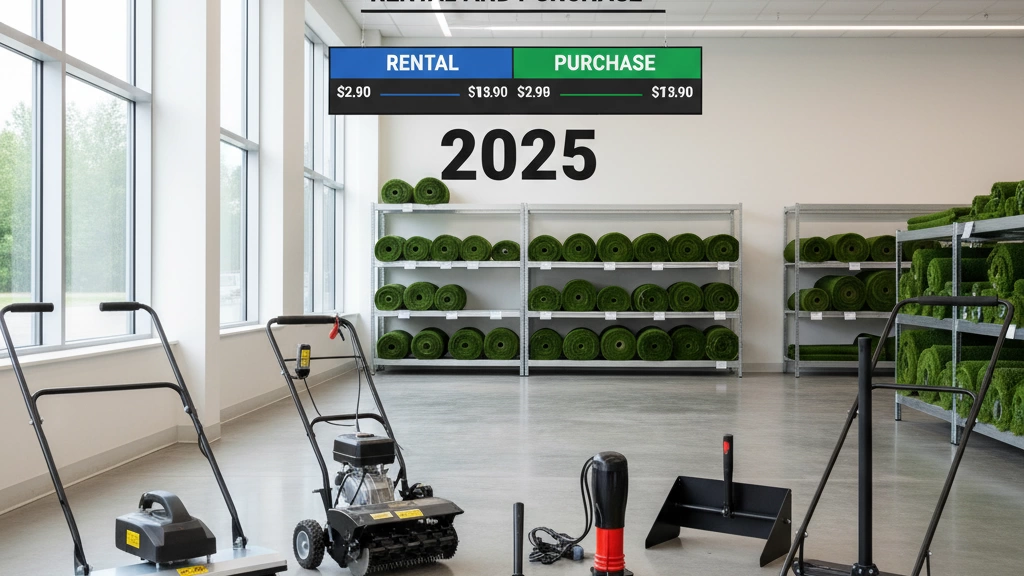 Tools for turf installation rental and purchase 2025