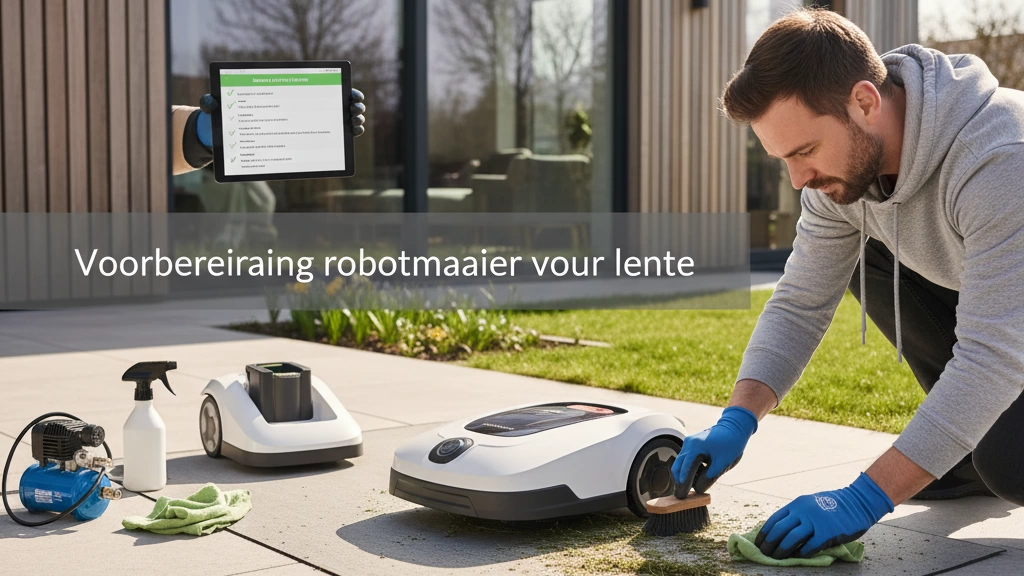 Voorbereiding robotmaaier lente Complete gids voor onderhoud en tips