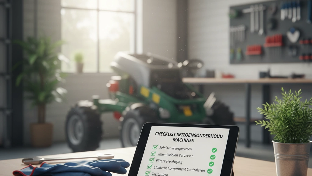 Checklist Seizoensonderhoud Machines Voor Betrouwbare Prestaties