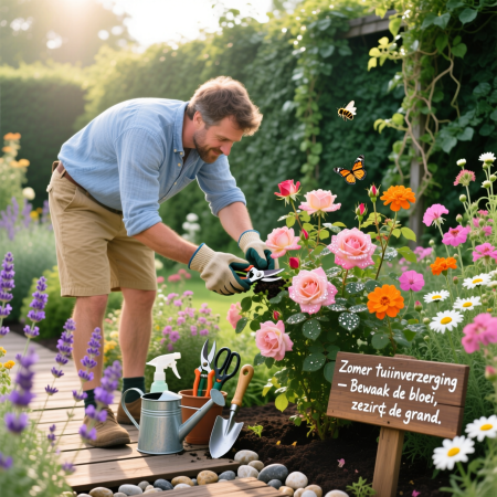 Vier tips voor het onderhoud aan jouw tuin in de zomer!
